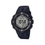 Montre Casio chrono homme résine noire - vue 1