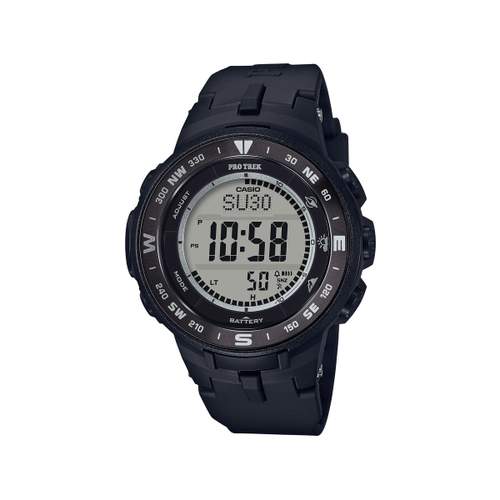 Montre Casio chrono homme résine noire