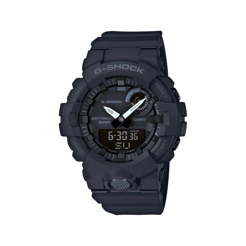 Montre G-shock chrono homme résine noire - vue 1
