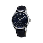 Montre Frederique Constant homme acier cuir - vue 1