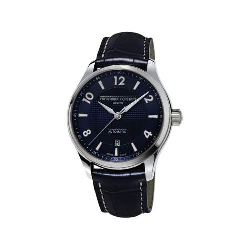 Frederique Constant Men's Steel Leather Watch