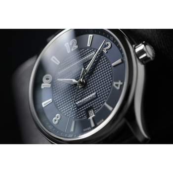 Montre Frederique Constant homme acier cuir