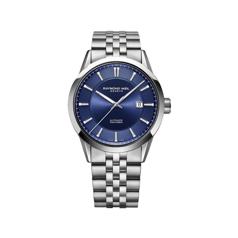 Montre Raymond Weil homme acier - vue 1