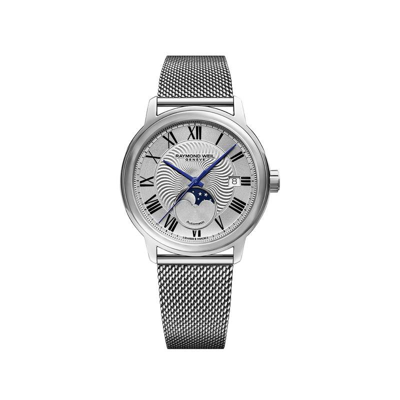 Montre Raymond Weil homme acier - vue 1
