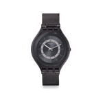 Montre Swatch Skinknight mixte plastique acier noi - vue 1
