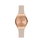 Montre Swatch Skinrosee mixte acier rose silicone - vue 1