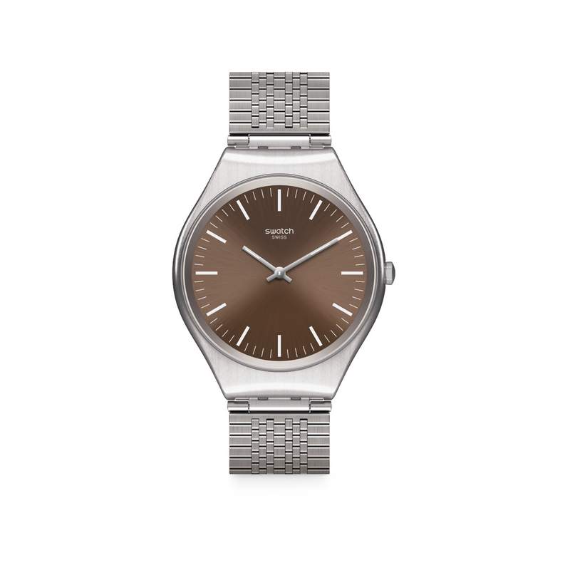 Montre Swatch Skinboot acier milanais - vue 1