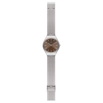Swatch Skinboot Milanees stalen horloge
