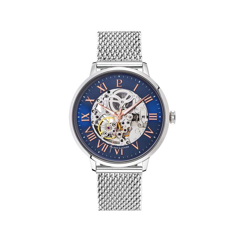 Montre Pierre Lannier homme automatique acier - vue 1