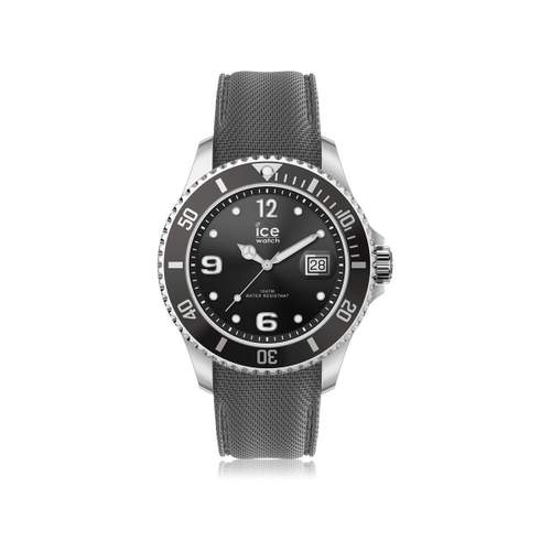 Montre Ice-Watch homme large silicone gris