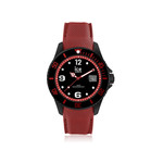 Montre Ice-Watch homme large silicone rouge - vue 1