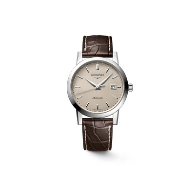 MONTRE Longines HOMME CUIR MARRON - vue 1