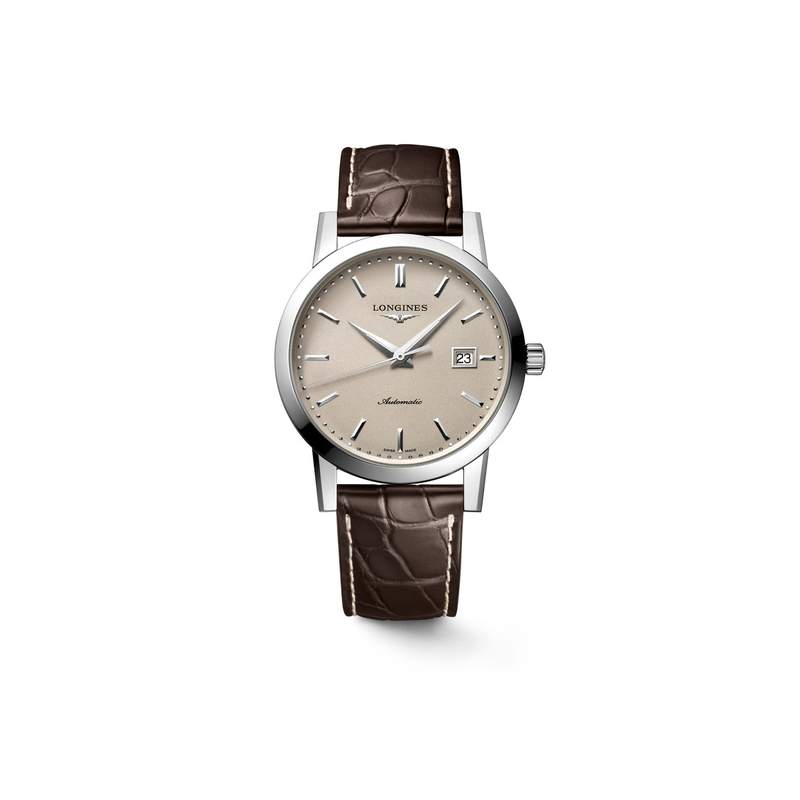 MONTRE Longines HOMME CUIR MARRON - vue 1