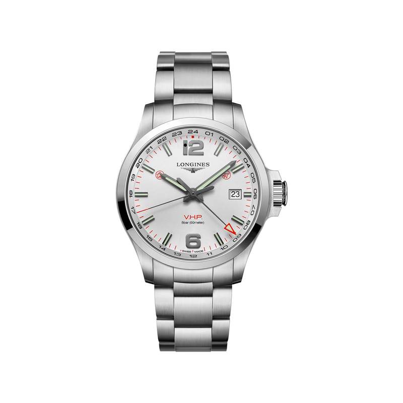 Montre Longines homme acier - vue 1