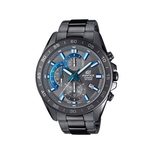 Casio edifice men's black steel watch