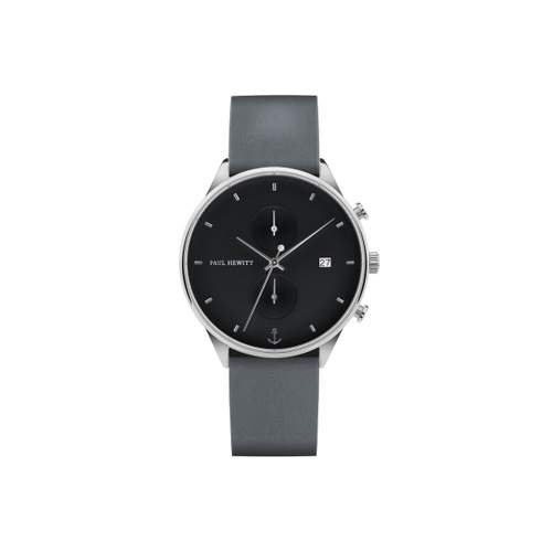 Montre Paul Hewitt homme chronographe acier cuir