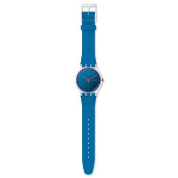 Watch Swatch New Gent biosourced Polablue materials blue