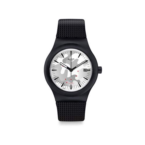 Montre Swatch Irony homme plastique silicone noir