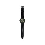 Montre Swatch Irony homme plastique silicone noir - vue D2