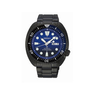 Montre Seiko homme acier noir et bleu