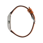 Montre Lip homme acier cuir marron - vue 2