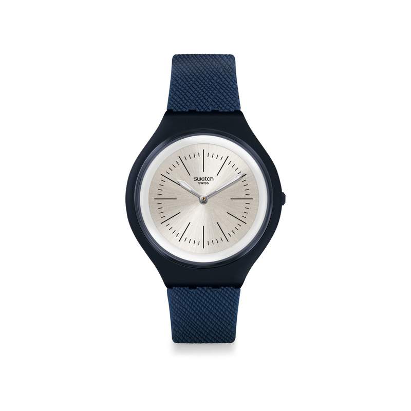 Montre Swatch mixte silicone bleu - vue 1