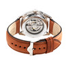 Montre Lip mixte acier cuir marron - vue V3