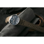Montre AVI-8 homme acier cuir beige - vue D2