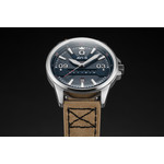 Montre AVI-8 homme acier cuir beige - vue D4