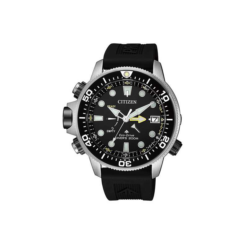 Coffret Citizen homme acier caoutchouc - vue 1