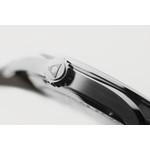 Montre Alpina homme acier cuir marron - vue 2