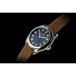 Montre Alpina homme acier cuir marron - vue D5
