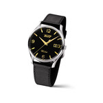 Montre Tissot homme quartz acier cuir noir - vue D2