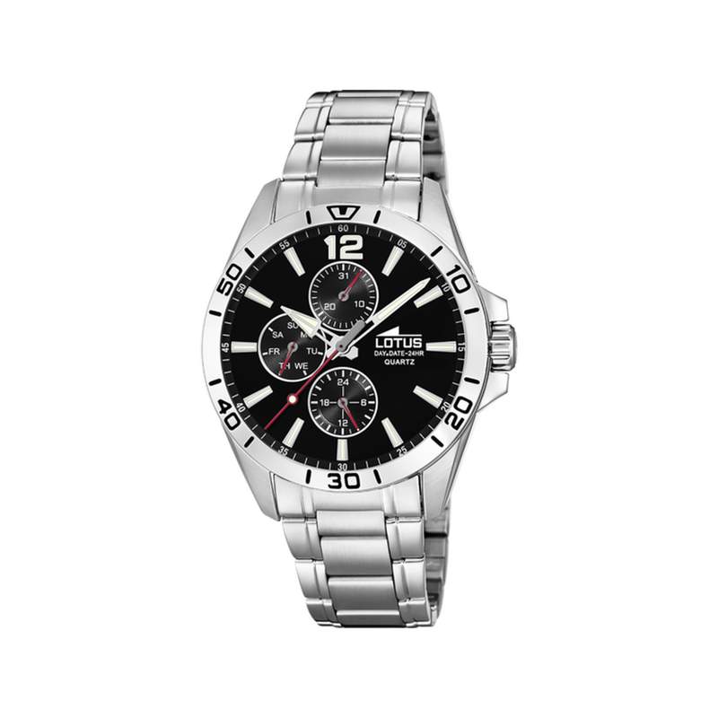 Montre Lotus homme acier multifonction - vue 1