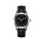 Montre Hamilton khaki field homme acier cuir - vue 1