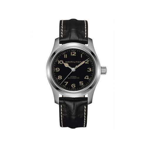 Montre Hamilton khaki field homme acier cuir