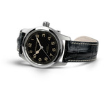 Montre Hamilton khaki field homme acier cuir - vue 4