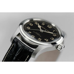 Montre Hamilton khaki field homme acier cuir - vue D7