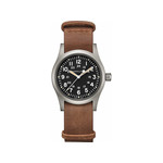 Montre Hamilton khaki field mecanique acier cuir - vue 1