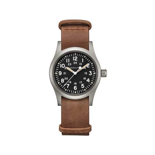 Montre Hamilton khaki field mecanique acier cuir
