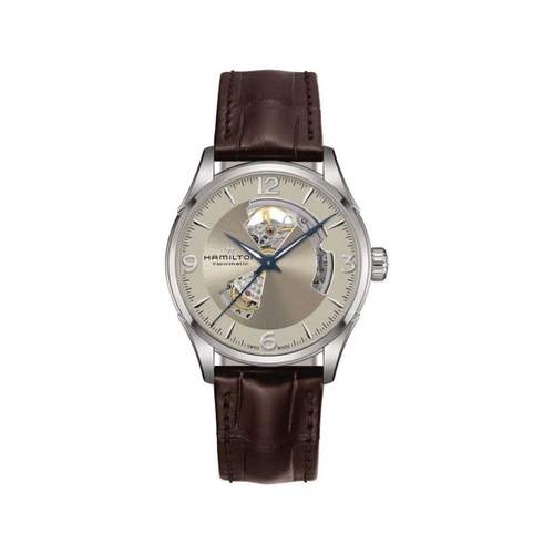 Hamilton men's automatic steel leather watch