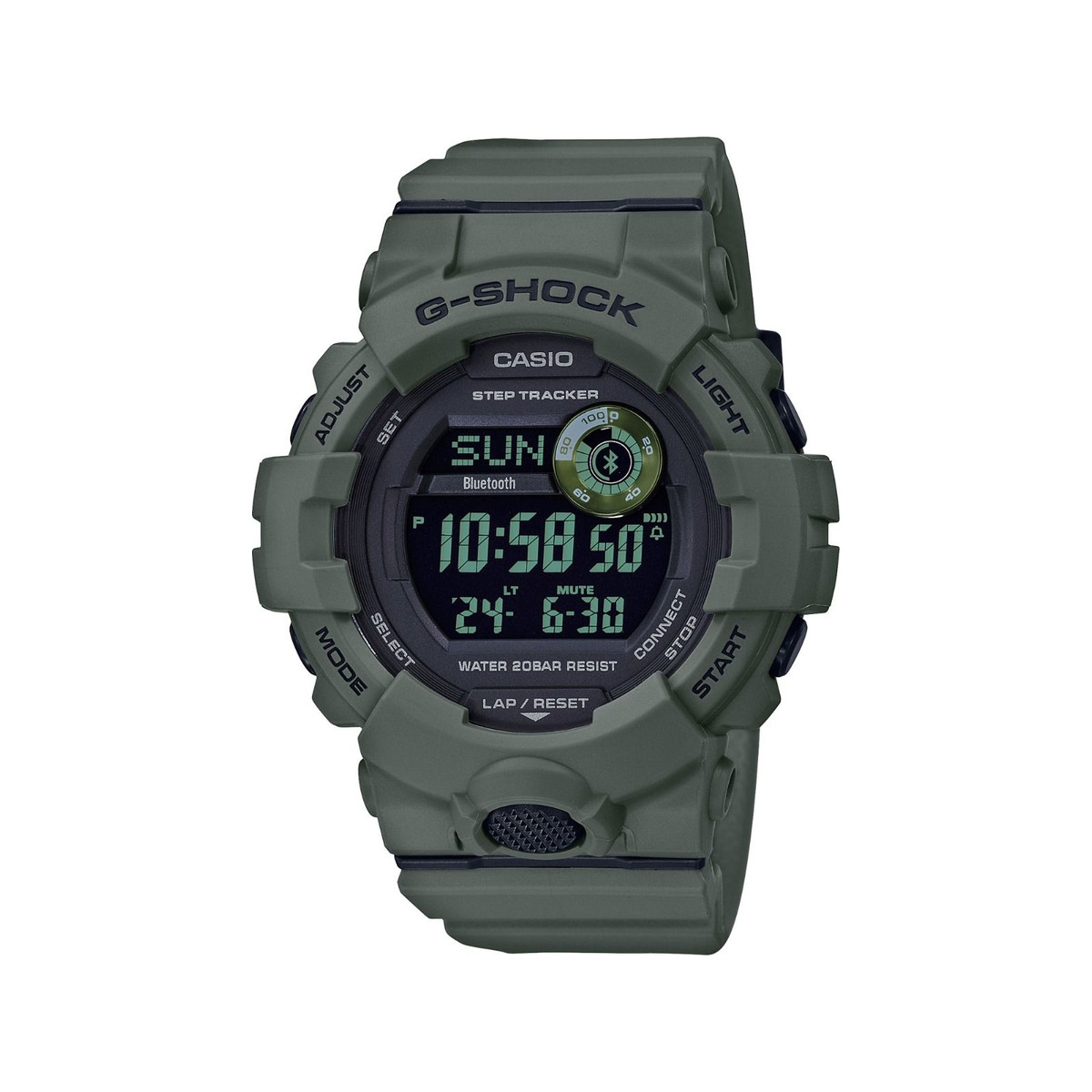 Montre Casio G-Shock homme résine vert kaki
