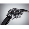 Montre Tissot homme chronographe  acier cuir noir - vue VD2