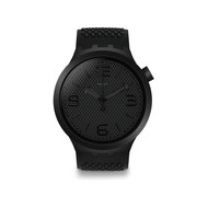 Montre Swatch mixte plastique silicone noir