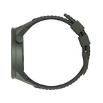 Montre Swatch mixte plastique silicone kaki - vue 4