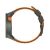 Montre Swatch mixte plastique silicone kaki orange - vue V4