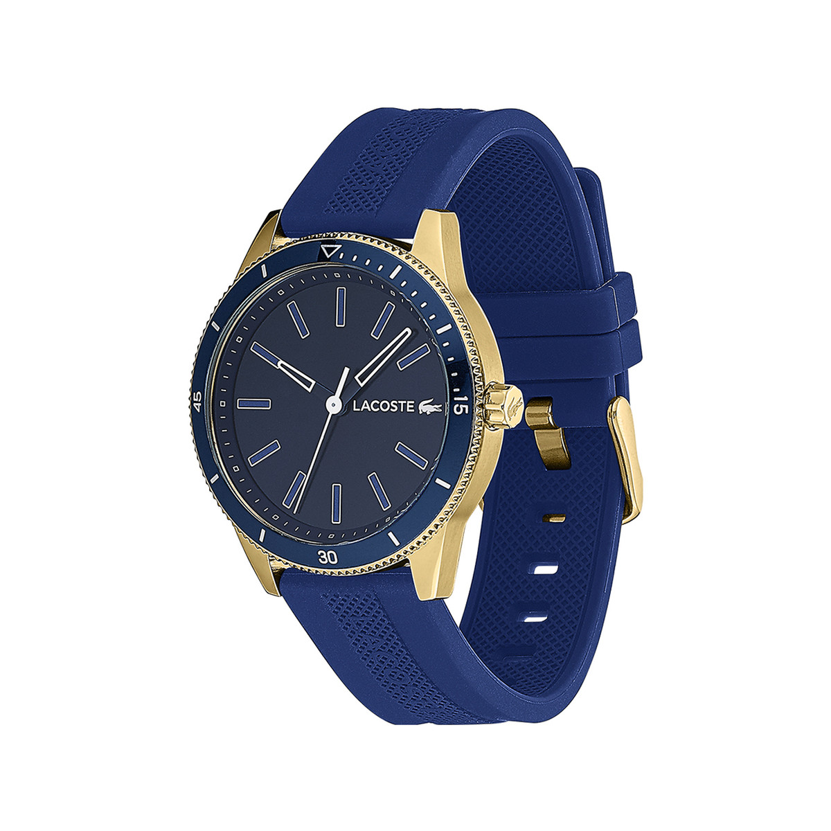 Acier Lacoste Bleu Homme Montre Silicone xdBerWoEQC