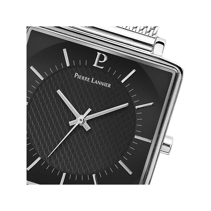 Montre Pierre Lannier homme acier milanais - vue D2