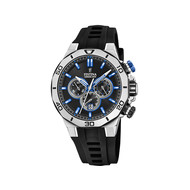 Montre Festina homme chronographe acier silicone