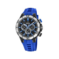 Montre Festina homme chronographe acier silicone